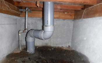 床下点検：水廻り