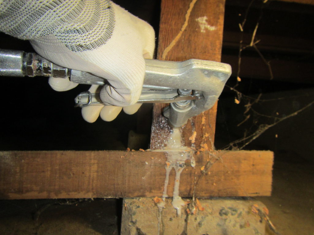 飯塚市Ｋ様邸シロアリ予防工事写真