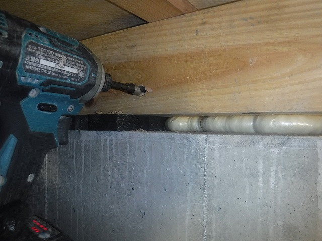 基礎断熱の防蟻処理について