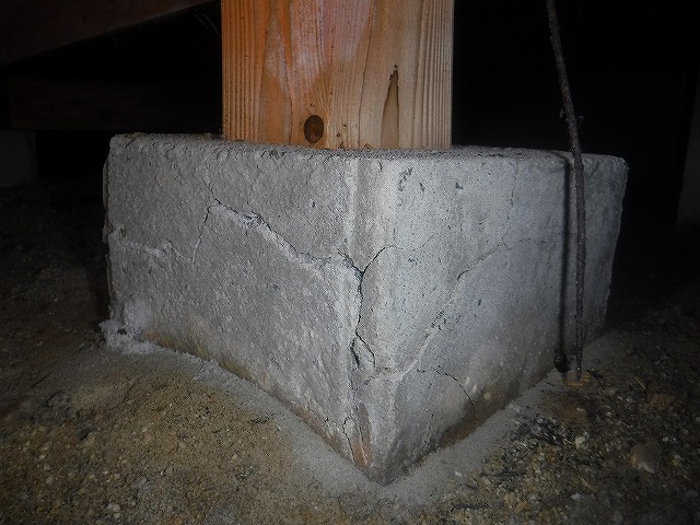 束石のダメージ | 筑紫野市 