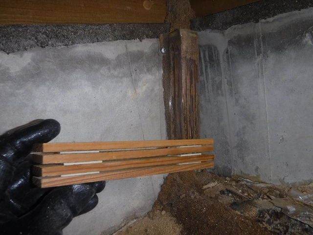 宗像市シロアリベイト工法施工