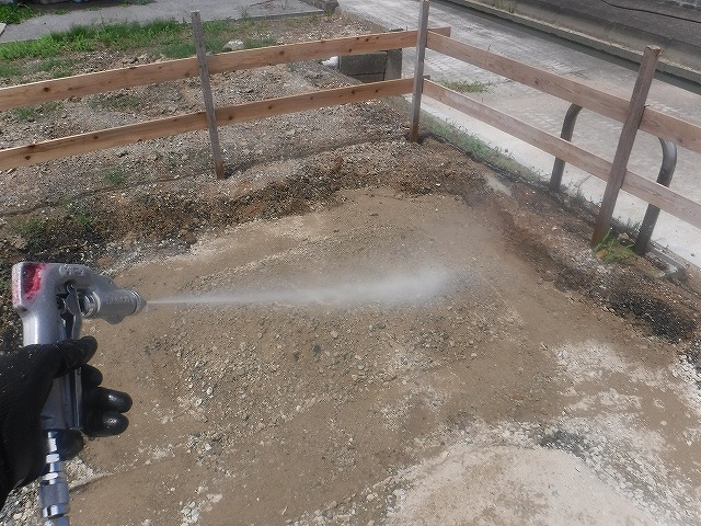 遠賀郡新築土壌のシロアリ予防消毒02