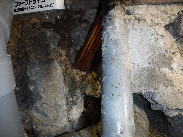 福岡県中間市イエシロアリ駆除